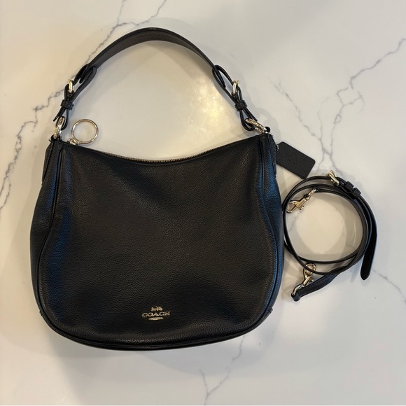 Authentic Black Leather Coach Bag - Picture 16 of 16